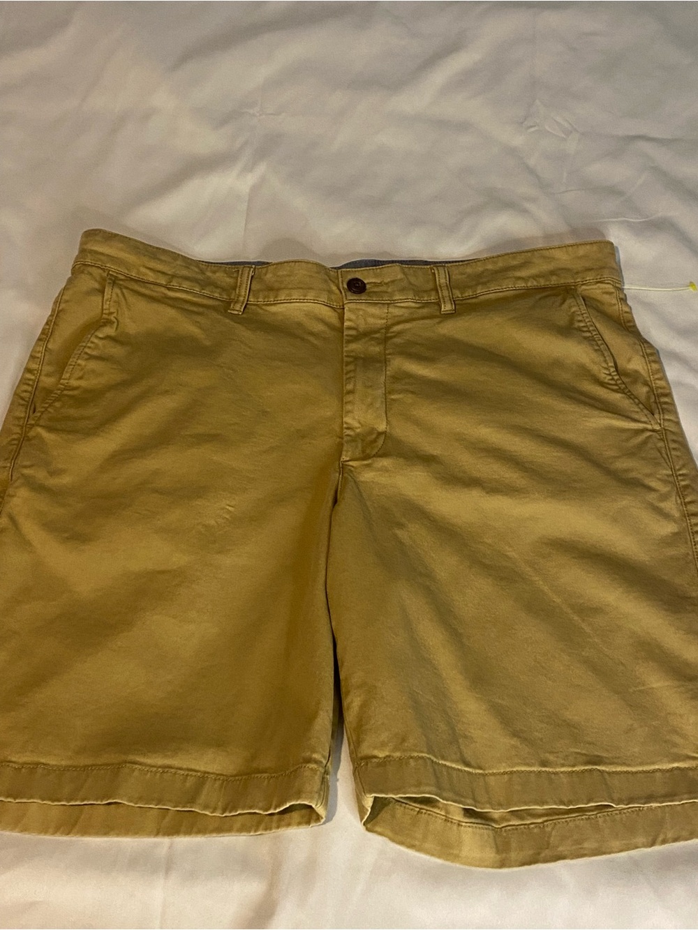Men's Chino Shorts LL Beam Size 38 W Length 14 Tan Color New Without Tags